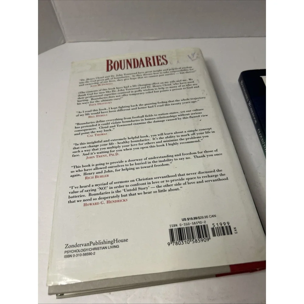 Boundaries Book And Workbook: When to Say Yes When to Say No 1995